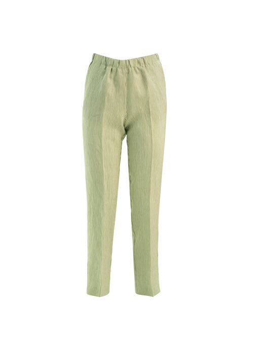 KILTIE KP2475T4505 419 Green striped trousers KILTIE | KP2475T4505419