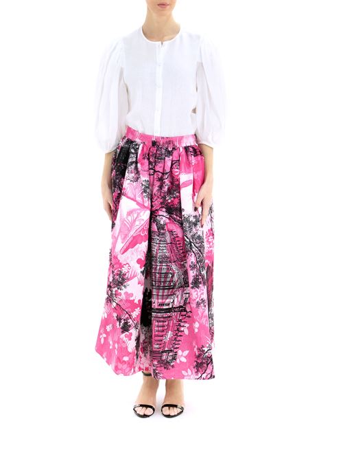 Skirt with Print ERDEM | S1S12PIOTCVFCERISE